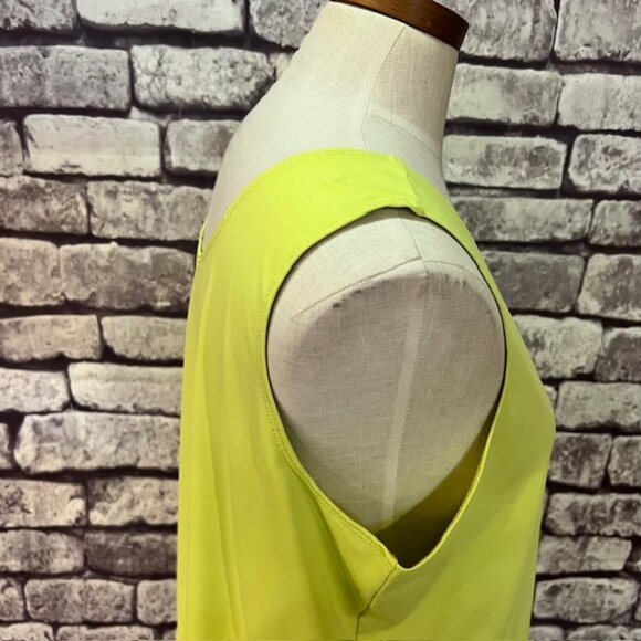 Chico's Greenish/Yellow Sleeveless Tank Size XL - Picture 8 of 9